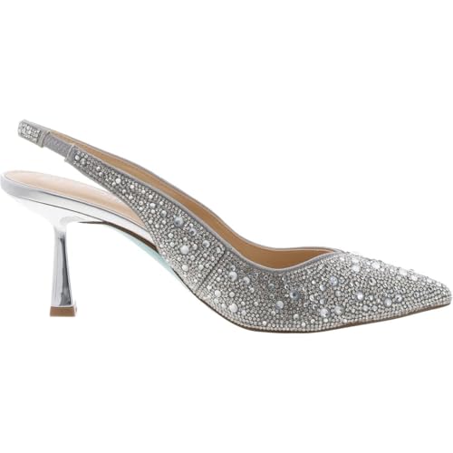 Betsey Women's Clark Pump, Silver, 82