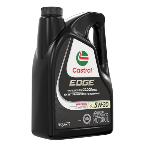 Image of Castrol EDGE 5W-20 Advanced Full Synthetic Motor Oil, 5 Quarts