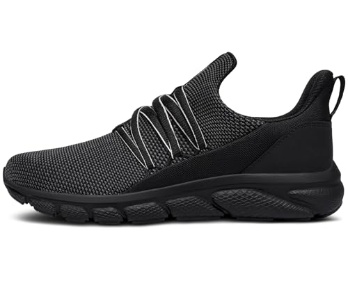 LARNMERN Slip On Steel Toe Work Shoes Men's Slip Resistant Safety Sneaker Lightweight Comfortable Shoe