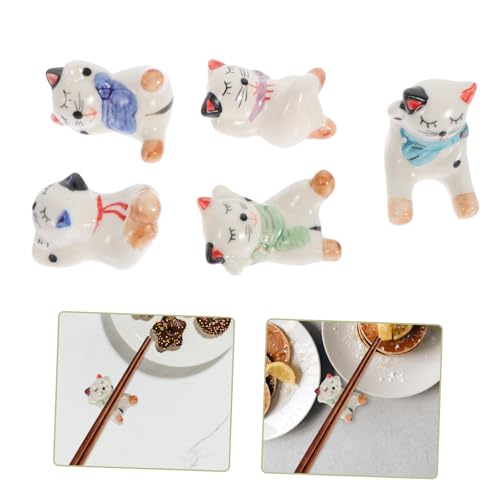 Cabilock 5 Peças De Cerâmica Para Resto De Pauzinho Cerâmica Modelagem De Cerâmica