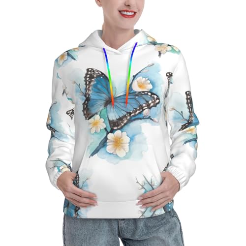 Sweat à capuche confortable pour femme - Pull graphique ajusté contre le froid