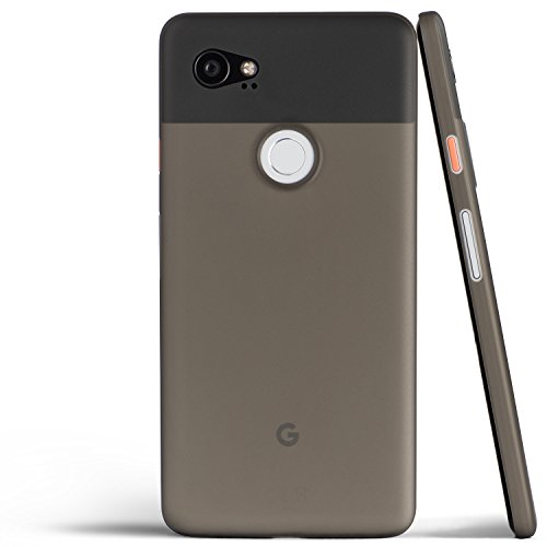 totallee Pixel 2 XL Case, Thinnest Cover Premium Ultra Thin Light Slim Minimal Anti-Scratch Protective - for Google Pixel 2XL (Grey)