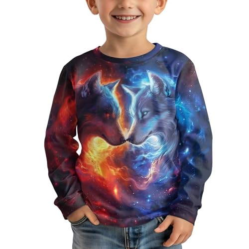 Image of Uourmeti Teens Girls Long Sleeve T Shirts Fall Outfits Boys Active Sportswear Running Tops