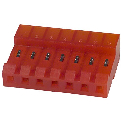 AMP 640428-7 7 Position Rectangular Receptacle Connector IDC Tin-Lead 22 AWG New Lot Quantity-50