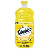 Fabuloso Multi-Purpose Cleaner, 2X Concentrated Formula, Refreshing Lemon Scent, 56 oz