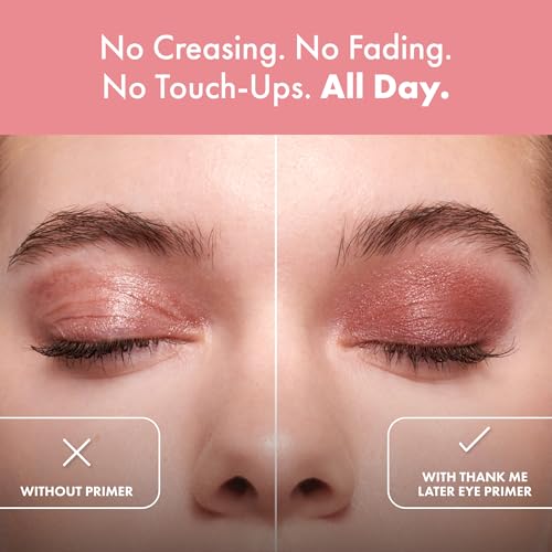 Elizabeth Mott Thank Me Later Eye Primer - Long-Lasting, Eyeshadow Primer Base for Oily Lids & Crease-Free Wear - Smudge-Proof, Lightweight, Cruelty-Free - 10g