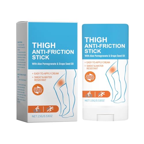 Bálsamo Antirozaduras, Barra De Crema Antirozaduras, Crema Anti Rozaduras Para Muslos, Anti Chafe Stick, para Prevenir Rozaduras y Rozaduras por Ejercicio al Aire Libre