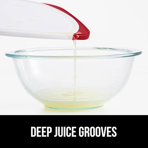 Miniatura 7 de La tabla para cortar original GORILLA GRIP TM antiderrapante reversible para cortar y servir queso Potente tecnología de agarre sin BPA aprobado por