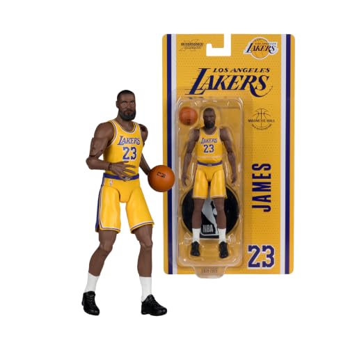 McFarlane Toys- NBA Lebron James (Los Angeles Lakers) 6" Action Figure McFarlane SportsPicks by McFarlane Toys - Used condition - Image 2