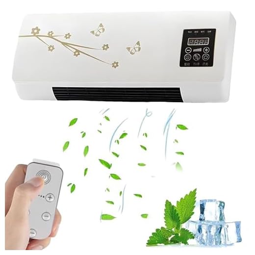 Befoore Aire Acondicionado portátil Split MAX 2 en 1, silencioso, de rápido enfriamiento y calefacción, sin conductos, de Pared for Dormitorio y Sala de Estar.(A)