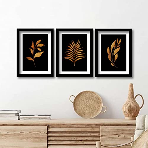 Image of kotart Modern Art Wall Paintings with Frame - Wall Posters /Paintings with Frame for Living Room - Framed Wall Art Painting /Hangings Set of 3 (Art 8, 19x25 inch)