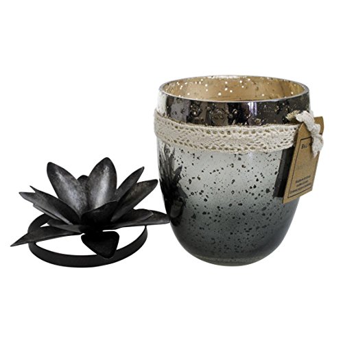 Bougie verre simple coloris noir - Senteur