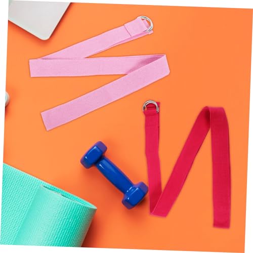 YARNOW 3stuks Delige Verstelbare Yoga Strap Herbruikbare Stretchband Voor Thuis Gymoefeningen Voor Yoga Gewichtstraining Bodybuilding Lichtgewicht Compact Inclusief Vormige Ringen - Afbeelding 4
