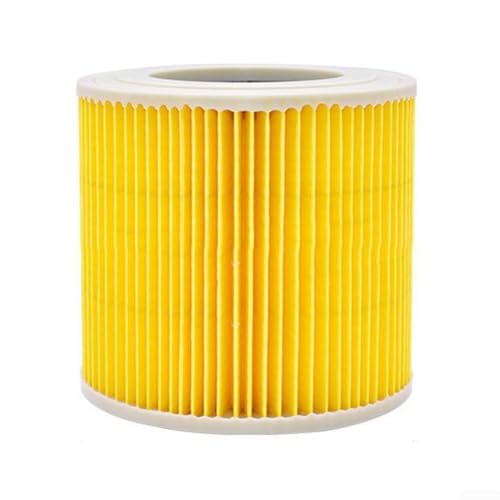 Honseadek Filtro de cartucho de repuesto, filtro de aspiradora compatible con modelos Karcher A2004 A2054 A2204 WD3, captura eficiente de polvo y suciedad (1 unidad)
