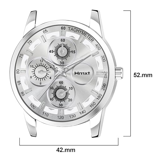 Image of HMXT-134 Stunning Silver Series Men's Elegance and Exceptional Performance| Fashionable and Styish Analog Watch - Perfectly Suited for Every Occasion, from Casual to Formal Wear