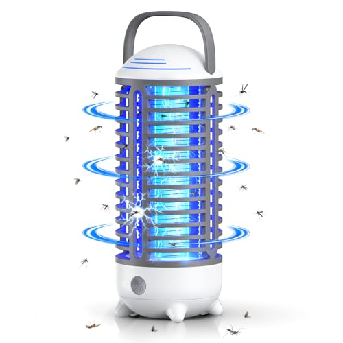 Mosquito Killer Lamp, Electric Mosquito Zapper,UV Insect Flying Killer Trap for Indoor and Outdoor, Waterproof Bug Zapper for Fly Insect Control Lamp for Indoor& Outdoor