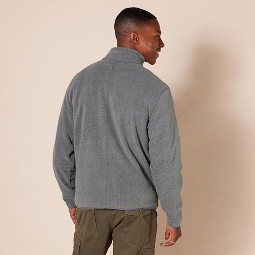 Image of Amazon Essentials Men's Full-Zip Polar Fleece Jacket, Warm, Soft with Zippered Pockets for Cold Outdoor Weather (Available in Big & Tall)