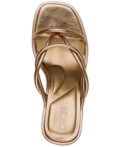 DKNY Women's Rabun Strappy Flip Flop Heeled Sandal2