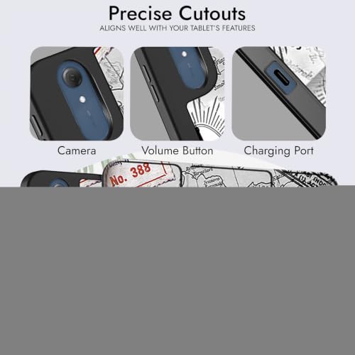 Image of Robustrion Case for Moto Pad 70 Pro 13 inch Cover Case with [Pencil Holder] [Soft Flexible Case] for Motorola Pad 70 Pro 13 inch Cover Case [Auto Sleep Wake Support] - Eiffel