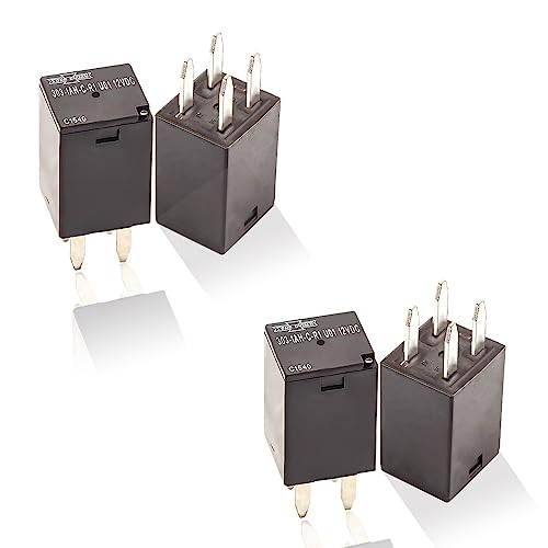 4Pcs 303-1Ah-C-R1 U01 Dc12V Spno 4Pins Automotive Car Cooling Fan Relay For 4011283, 4016819 #TOP24