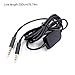 Produktbild Junlinto, 2M Schwarz Gaming Headset Splitter Durable Verlängerung Audiokabel für Astro A10 A40 A30 A50 Style-A