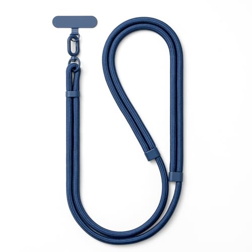 MORSUNBELA cordon telephone portable, cordon téléphone, chaine telephone portable, réglable de 40 cm à 80 cm tour de cou téléphone, pour voyages,...