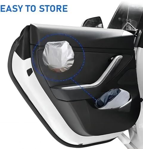 Sonnenschutz Sonnenschutz Für die Windschutzscheibe des Autos Für AAA, UV-Schutz Für die Frontscheibe, babyfreundliches weißes Autozubehör Sonnenschutzblende(White)