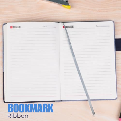 Image of Leather Hard Bound Notebook A5 Journal Diary For Office Use With Mobile & Card Holder Or Pen Loop Dairy For Personal |Ruled Pages With Strap Bookmark Journal Notebook (Customised Flap Notebook A)