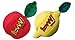 YEOWWW! 100% Organic Catnip - Mini Produce Pack for Cats : Lemon and Apple