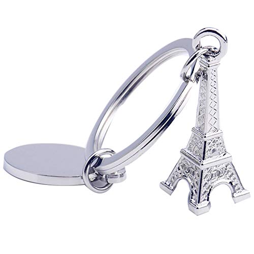 Preisvergleich Produktbild Hacoly Auto Schlüsselbund Tasche Handtaschenanhänger Taschenanhänger Schlüsselbund Paris Tower Form Schlüsselringen Keychain Kreativer Personalisierter Schlüsselanhänger
