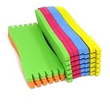 latikaly 仕掛け巻き 12個セット 釣り糸巻き 仕掛け 発泡 巻き取り 収納 釣りラインボード ラインワイヤー釣り ランダムな色 12cm×5cm(カラーランダム)