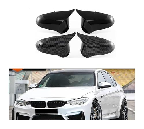 Coque rétroviseur BMW M3 M4 F80 F82 en finition carbone premium style sport