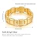 FAMARINE Bangle Bracelet for Women, Square Stretchable Bracelet Chunky Love Bracelets Stretch Stack Adjustable Bangles