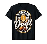 Funny Fantasy Football Trophy Draft Shirt Beer