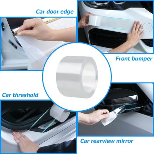 Tira Adhesiva de Umbral de Puerta Mini Roadster Cooper Evita Arañazos Cinta Protectora Pintura 7