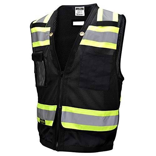 Radians SV59-1ZBM-M Heavy Duty Surveyor Vest with Zipper, Medium