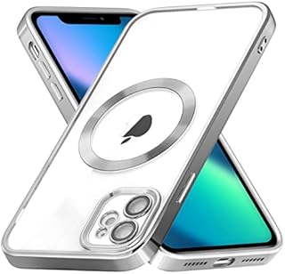 ZCDAYE Case for iPhone 11, iPhone 11(6.1 inches) Phone Case Compatible with wireless charging,Blue Edge Electroplated Transparent Soft TPU Shockproof Case Cover for iPhone 11(6.1 inches) - Blue