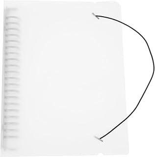 HONMEET Capa De Folhas Soltas A5 Pasta Pasta Bloco De Notas Protetor De Bloco De Notas De Notebook A5 Folhas De Capa Transparentes Para Encadernação A5 A6 B5 Capa De Fichário Redondo