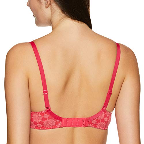 Image of Jockey 1245 Women's Under-Wired Padded Super Combed Cotton Elastane Stretch Multiway Styling T-Shirt Bra with Detachable Straps (Colors & Prints May Vary)