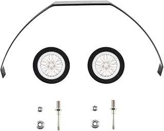 NOBRIM 425*128*185*28mm 300#50CC Carbon Fiber Landing Gear with Wheels for RC Model