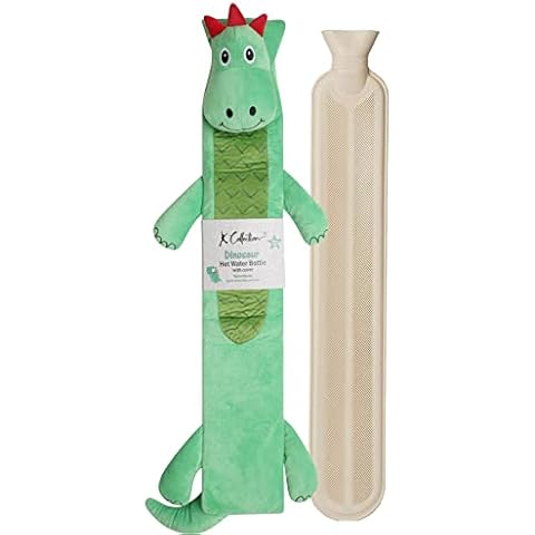 Extra Long Dinosaur Hot Water Bottle Cover