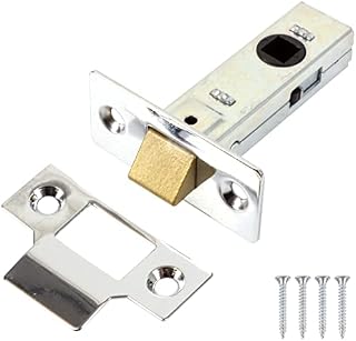 Nickel Internal Door Latch - 64mm 2½" - Silver/Chrome Finish Interior Mortice