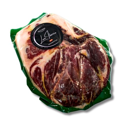 LUX IBÉRICO - Paleta Ibérica de Cebo de Campo Deshuesada 2,8Kg - Centro de Paleta Pulida - Envasada al Vacío - Extremadura