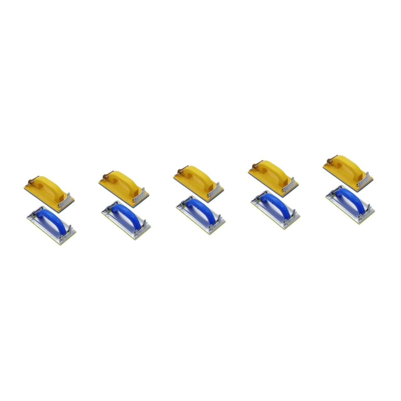 OSALADI 10pezzi Sandpaper Holder Per Levigatura Manuale Strumento Polishing Per Utensile Ergonomico Per Saldatura e Finitura Interne Kit Sander Per Professionisti e Te