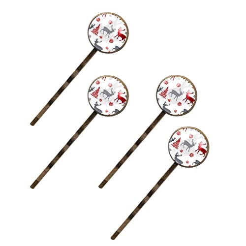 Épingles à cheveux Noël femme : le lot de 4 barrettes idéal à offrir