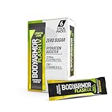 BODYARMOR Flash IV Electrolyte Packets, Lemon Lime - Zero Sugar Drink Mix, Single Serve Packs, Coconut Water Powder, Hydration for Workout, Travel Essentials, Just Add Sticks to Liquid (6 Count)