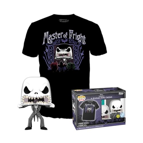 Funko Pop! & Tee: Disney, Jack Skellington, Medium, Disney: the Nightmare Before Christmas, T-Shirt