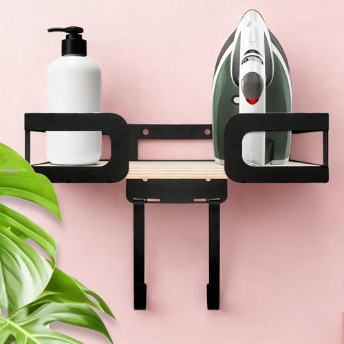 Colgador de tabla de planchar con ahorro de espacio para lavandería 5