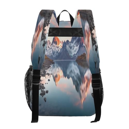 Colorful Wild Flowers Clear Backpack - Stadium Approved Large 15.7-inch Waterproof Transparent Bag for Sports, Concerts, Work, Travel#3333