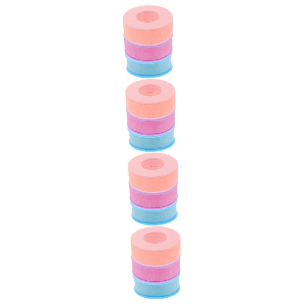 12rollos Cintas De Gel Para Extensiones De Pestañas De Tape De Aislamiento y Transpirable Para Salones De Belleza y Uso Personal